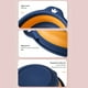 thumbnail image 4 of Lavabo Plegable Con Asas, Lavabo De Viaje Con Agujeros Para Colgar, Lavabo Portátil Plegable Para Bebés Para El Hogar, Camping, Viajes seitruly HA027631-03, 4 of 6