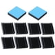 thumbnail image 4 of Disipador de calor de aluminio, 10 piezas Adhesivo conductor térmico Disipador de calor de aleta de enfriamiento de aluminio Calidad superior, 4 of 8
