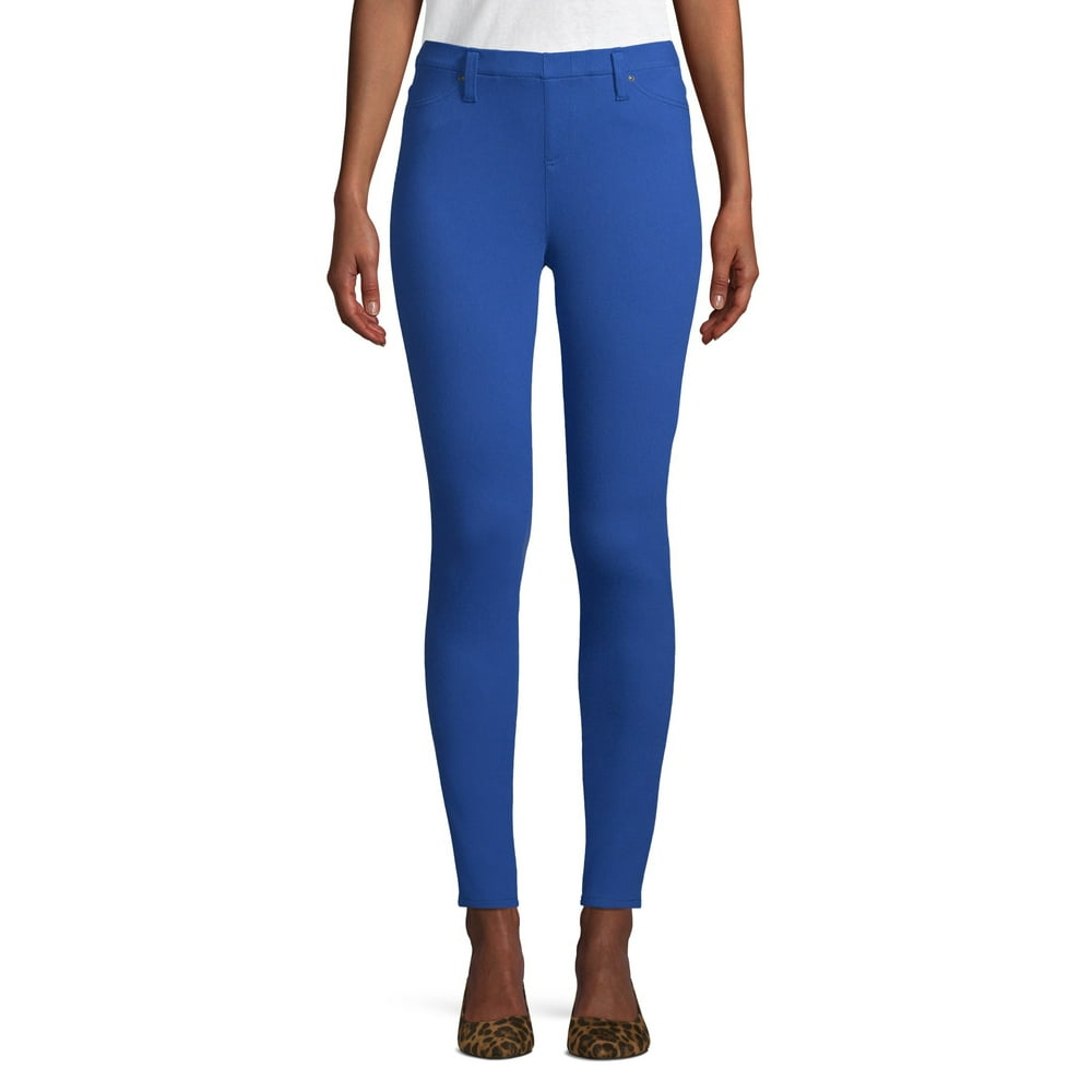 Time and Tru - Time and Tru Women's Full Length Soft Knit Color Jeggings - Walmart.com - Walmart.com
