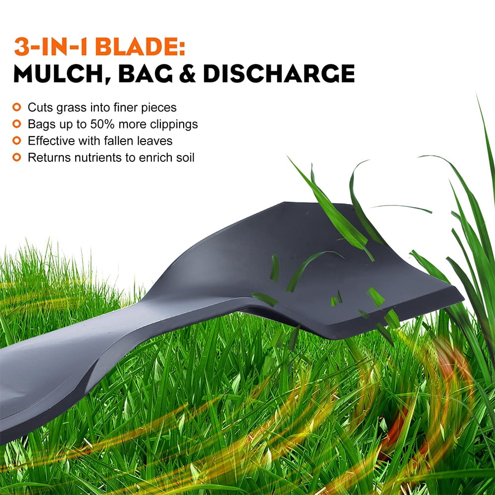 942-0616A 42-Inch Mulching Mower Blades – 3-in-1 for Cub Cadet, Troy-Bilt Bronco/Pony, MTD Riding Lawn Tractors