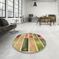 thumbnail image 4 of Ahgly Company Machine Washable Indoor Rectangle Transitional Red Area Rugs, 7' x 10', 4 of 7