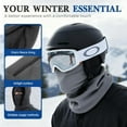 thumbnail image 5 of Outdoor Winter Warm Hat Neckband Integrated Cycling Mask, Winter Balaclava Ski Mask, Windproof Fleece Face Cover, 5 of 8