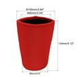 thumbnail image 2 of Uxcell Neoprene Insulated Reusable Coffee and Tea Cup Sleeves Red, 2 of 6