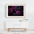 thumbnail image 5 of Midnight Garden Opulent Velvet Flowers - Painting Floral Flowers Botanical Modern Art Nature Psychedelic Scenic Oak Framed Wall Art Print 12 x 18 inches, 5 of 6