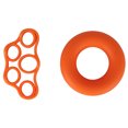 thumbnail image 2 of Finger Exerciser, Orange Enhance Finger Grip Hand Resistance Bands 50 Pounds High Flexibility  for Recovery, 2 of 8
