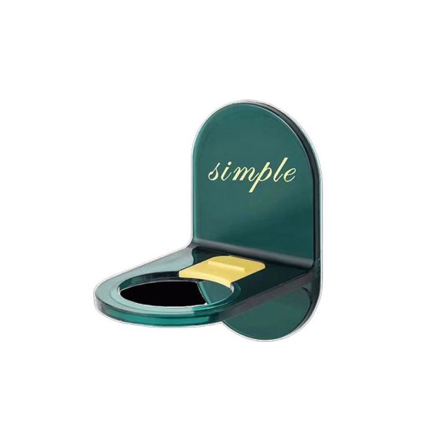 Estante de almacenamiento, soporte pequeño y práctico, organizador de baño multifuncional sin perforación, decoración Universal para el Almacenamiento y organización del hogar Verde oscuro Wosthever HA078666-02
