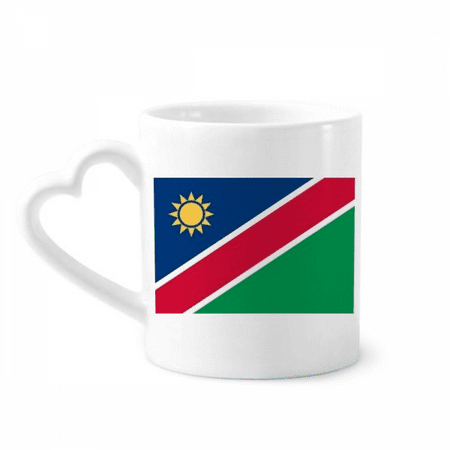 

Nabia National Flag Africa Country Mug Coffee Cerac Drinkware Glass Heart Cup