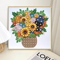 thumbnail image 6 of 5D DIY Diamond Painting Kit Sunflower Bouquet Special Shape Creative Diamond Craft Suitable for Home and Office Decor, Festive Gifts, 6 of 7