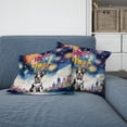 thumbnail image 2 of Happy New Year with Boston Terrier Fireworks Holiday Xmas Winter 2025 Pillow Cushion Double Sided Gentleman Dog Lover Gifts Throw Pillow - 00025, 2 of 4