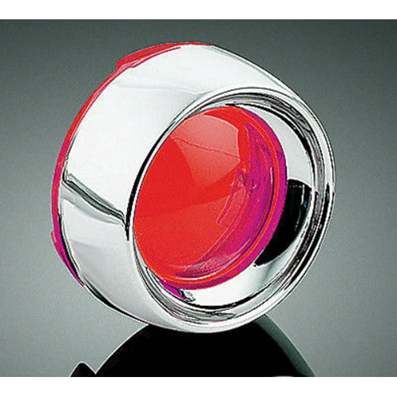 Kuryakyn 2109 Deep Dish Bezels with Lenses for Bullet Turn Signals