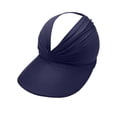 thumbnail image 4 of Mgmyaa Women's Open Top Sun Hat Visor Wide Brim UV Protection Outdoor Sport Cap Breathable Summer Beach Headwear Adjustable Ponytail Hole, 4 of 9
