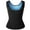 Waist Trainer Vest - Blue, variant on QRIC Waist Trainer for Women, Sauna Slimming Belt Waist Trimmer Cincher Sweat Workout Shaper for Weight Loss Training Fitness