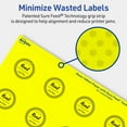thumbnail image 5 of Avery Printable Round Labels, Neon Yellow, 1.75" Diameter, 400ct, 5 of 11