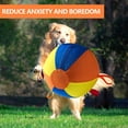 thumbnail image 4 of Calming Pet Herding Ball for Dogs, Giant Tear-Resistant Inflatable Polyester Exercise Toy, Large Outdoor Fetch Play Ball with Handle Cover & Pump, Various Sizes, 4 of 8