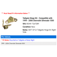 thumbnail image 2 of Tailgate Hinge Kit - Compatible with 1999 - 2006 Chevrolet Silverado 1500 - Replacement, 2 of 2