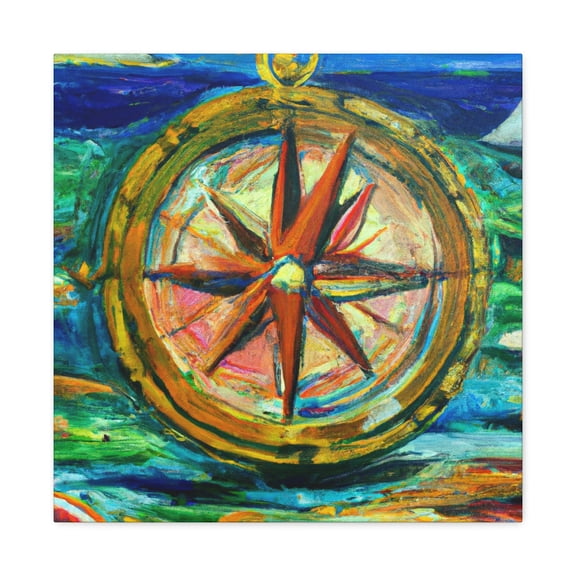 Compass in Post-Impressionism - Canvas