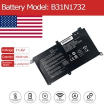 B31N1732 Laptop Battery for Asus 0B200-02960400X571LH F571G 0B200-02960400K430FA SS4300UF F571LIA571GT R430FN F571LH FX571G SB31Bi9H X430UA A571GD K571LH K430UF S430UF SS4300UN R430FA V430UF X430UF