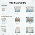 thumbnail image 6 of Area Rug Living Room Rugs,8x10 Washable Large Abstract Modern Soft Stain Resistant Indoor Floor Non Slip Accent Carpet for Bedroom Nursery Playroom Dining Room Office Dorm Home House,Light Blue, 6 of 8