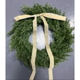 thumbnail image 4 of Evergreen Natural Feel Cedar Artificial Christmas Wreath, Green, 17/20in", Christmas Wreath, Front Door Decorations, Christmas Decorations Outdoor, Xmas Home Decor, 4 of 15