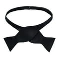 thumbnail image 3 of Stylish Men Bowties Solid Color Plain Silk Self Bow Ties Fashionable, 3 of 8