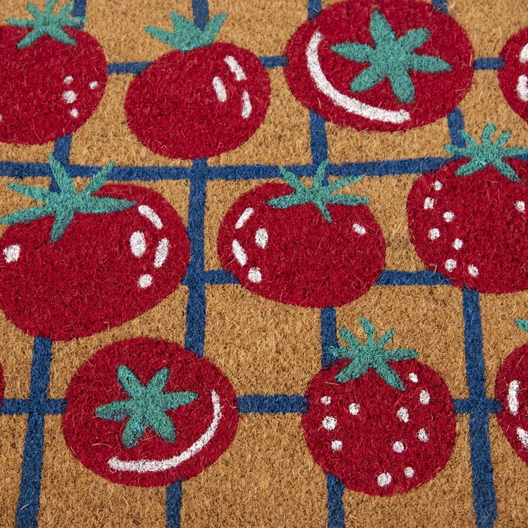 マトマトマット Mainstays Tomato Grid Coir Doormat, 18