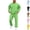 Fluorescent Green, variant on HAJWOH Sweatsuits for Mens Long Sleeve Crewneck Sweatshirt and sweatpants Tracksuit for Spring and Fall
