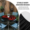 thumbnail image 2 of Red Game Controller Round Tablecloth for 36-44 Inch Tables,Fitted Table Cover with Elastic Edge,Modern Art Gaming Handheld Black Waterproof Outdoor Table Cloth Protector for Patio Garden Dinner, 2 of 9