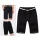 thumbnail image 4 of Pantalones cortos de verano 2021 para hombre, de algodón con cordón, talla grande, para playa XL negro, 4 of 9