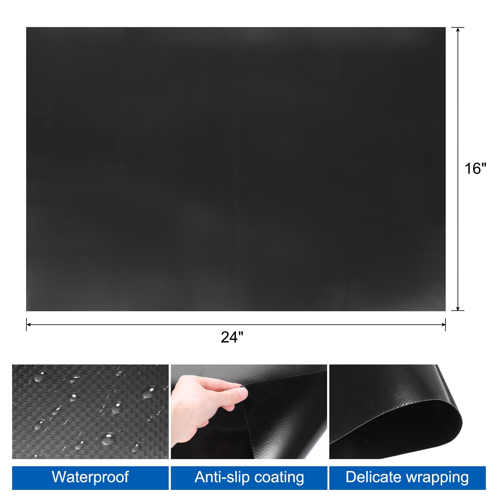 Uxcell Induction Cooktop Protector Mat 20.8x24 Inch, Electric Glass Top Stove Burner Covers Waterproof Heat Resistant