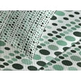 thumbnail image 4 of Ambesonne Modern Quilted Bedspread Set 3 Pcs, Geometrical Circles Dots, Queen Size, Hunter Green Turquoise, 4 of 5