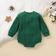 thumbnail image 6 of Cathalem Baby Boy's Clothing Unisex Baby Thermal Long Sleeve Bodysuits (Green,3-6 Months), 6 of 6