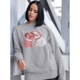 thumbnail image 2 of Lovely Dogs Sweatshirt Women -Smartprints Designs, Female XX-Large, 2 of 4