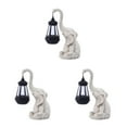 thumbnail image 2 of Ruiboury Charming Elephant Statue With Solar Lantern For Garden Decor Decorative Garden White 3Set, 2 of 6