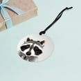 thumbnail image 3 of WIRESTER 2.75 inch Double-Sided Metal Aluminum Christmas Ornament, Festive Tree Decor for Mom, Dad & Loved One - Raccoon, 3 of 6