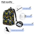 thumbnail image 5 of Easygd Rock Your Socks Canvas Backpack: Stylish, Lightweight, and Versatile with Large Capacity and Adjustable Straps –, 5 of 7