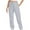 Gray, variant on Simua Women's Sweatpants Straight Leg Drawstring Elastic High Waist Solid Color Trousers with Pockets