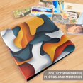 thumbnail image 4 of FORMRS 3 Ring Photo Album 4"x6" Self Adhesive Large Capacity PU Leather Cover, Abstract Wavy, 4 of 8