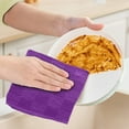 thumbnail image 3 of sruoe Microfiber Cleaning Cloths, Kitchen Dish Cloths Scrubbing, Cleaning Rags, Cleaning Rags Reusable, Kitchen Towel, Car Cleaning, Absorbent Dishcloth for Home Kitchen, 3 of 5