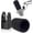 D_Black, variant on SUNMON for HyperX QuadCast Microphone Stand, Adjustable Suspension Boom Arm for Hyper X QuadCast, QuadCast S Boom Arm – Upgrade C Clamp, 2 Cable Ties, Pop Filter Cover Compatible with HyperX Micropho