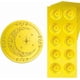 thumbnail image 1 of Sello adhesivo dorado en relieve con diseño de luna y estrella, 1,4 pulgadas, 150 unidades. Calcomanías autoadhesivas doradas en relieve., 1 of 9