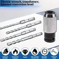 thumbnail image 2 of Rotary Hammer Adapter with Impact Drill Bits Set, Multifunctional Electric Hammer to Drill Converter with Adapter and 4 Hammers Bits, Electric Extension Tool Kit, 2 of 8