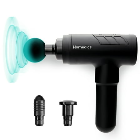 Homedics Rechargeable Therapist Select Percussion Deep Tissue Massage Gun