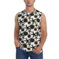 thumbnail image 2 of Goofa Sea ​​Urchin Printed Men's Sleeveless T-Shirt - Athletic Gym Workout Tank Top for Men - Moisture-Wicking, UPF 30+ Quick-Dry Muscle Tee-Small, 2 of 8