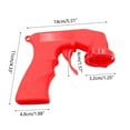 thumbnail image 2 of Naxoaeo Instant Aerosol Trigger Handle, Instantly Converts Spray Cans into Spray Guns - Full Hand Grip, Reusable, Easy to Clip-On & off - Universal Fit, Use on Spray Paint, Adhesives, 2 of 8