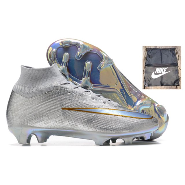 Assassin Quince Generación Corte Alto Bajo De Punto Completo Impermeable FG Zapatos De Fútbol Zoom Vapor 15 Elite SE ready stock kasut Botas
