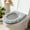 Gray, variant on Lwlmwt Luminous Toilet Seat,Thicker Warm Soft Plush Toilet Seat Cover Pad,Winter Plush Toilet Seat with Zipper,Washable Household Toilet Seat