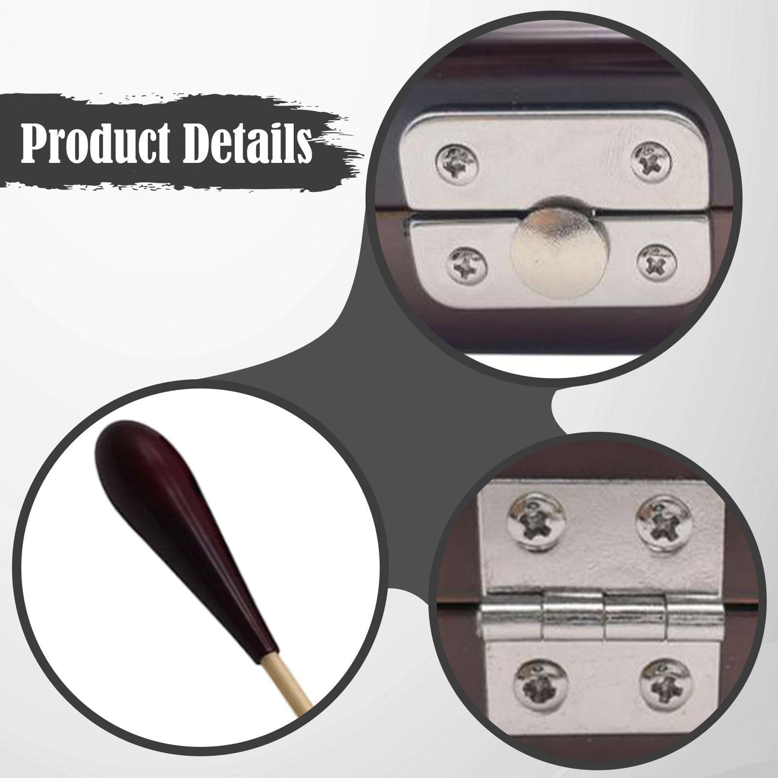 LeeQinersw Conductor's Wooden Flute for Adults. Unique Musical Pieces. Professional Set Red Handle