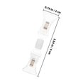 thumbnail image 2 of FOLOYORI 8Ud Clips Transparent Para Sostener Etiquetas De Precios En Exhibidores, 2 of 6