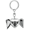 thumbnail image 1 of Porte-clés Symbole du Zodiaque Taureau Constellation Cœur Aile d'Ange, 1 of 3