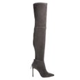 thumbnail image 6 of Pour La Victoire Caterina Anthracite Suede Over the Knee Pointed Stiletto Boots (7), 6 of 7